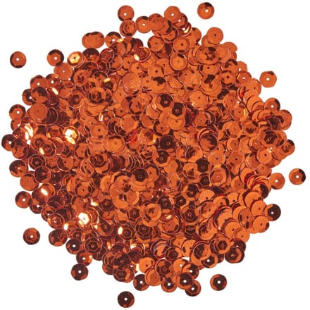 Pailletten gewelfd, metallic - Roest-Metallic
