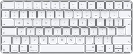 Apple Magic toetsenbord Universeel USB + Bluetooth QWERTY Engels Wit