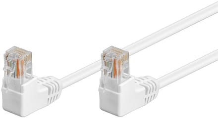 CAT5E Netwerkkabel - RJ45 - wit - 5 m