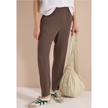 Slim Legs broek in Loose Fit met structuur