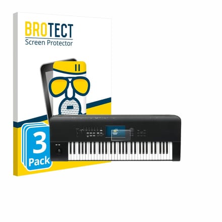 BROTECT - Screenprotector voor KORG Nautilus 61 - Folie Beschermfolie Beschermglas matte 3 Stuks