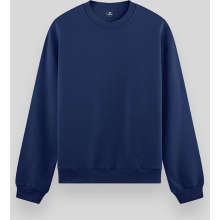 Heren Effen Rundhals Sweatshirt