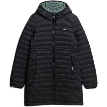 Superdry - Gewatteerd Fuji Lite Wave jack met capuchon - Dames - Gewatteerde jassen