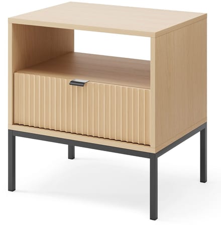 Selsey Vellore – Nachtkastje met lade, Eiken Vicenza-look, 54 cm