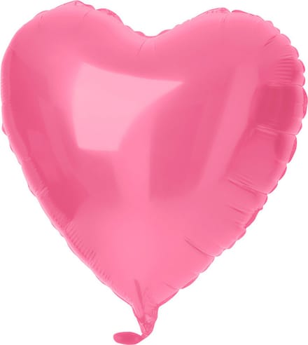 Folat - Folieballon hart mat pink (45cm)