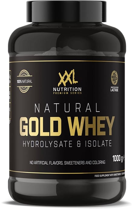 XXL Nutrition - Natural Gold Whey - Vanille - Eiwitpoeder - 1000 g