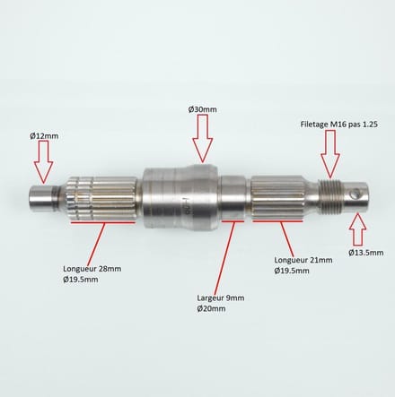 rms transmissie achteras voor piaggio 50 zip sp scooter 1996-2000 nieuw