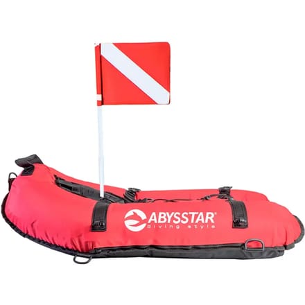 Planche spearfishing met interne luchtkamer Abysstar