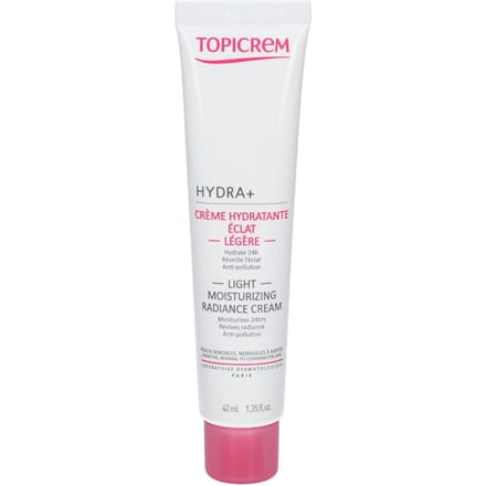 Topicrem Crème Face Care Hydra+ Light Moisterizing Radiance Cream