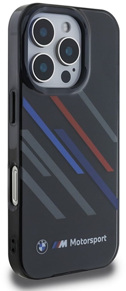 BMW Back cover - iPhone 16 Pro Max - Zwart - Schokabsorberende randen - Stijlvol & Slank Design