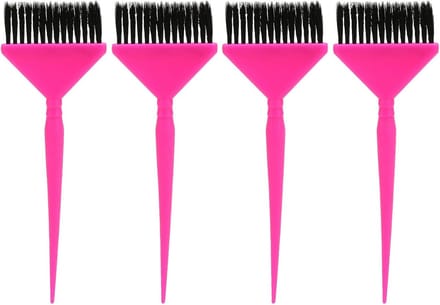 Haarkleuring Borstel - Haarverf Applicator voor Kapsalon - Set van 4 Stuks - Comfortabele Grip