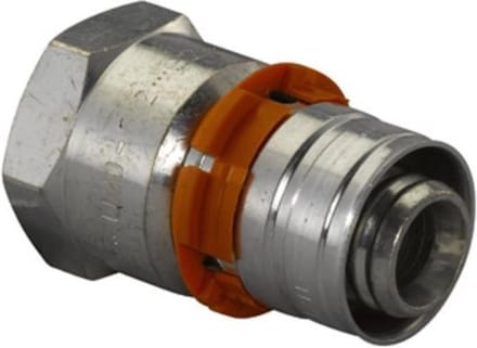 Uponor MLC schroefbus - 1/2x14mm messing pers