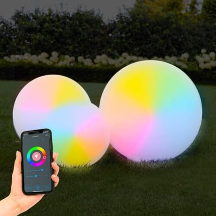 KS Verlichting Tuinbol Ø 30 met Smart WIFI LED Incl. Spie