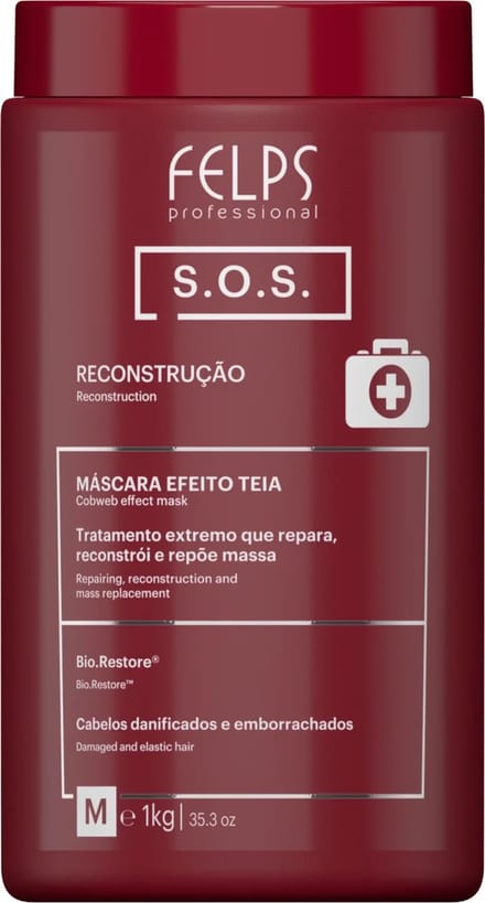 Felps Professional | S.O.S. Recovery Mask | Reconstruction Hair Mask | 1000 gr