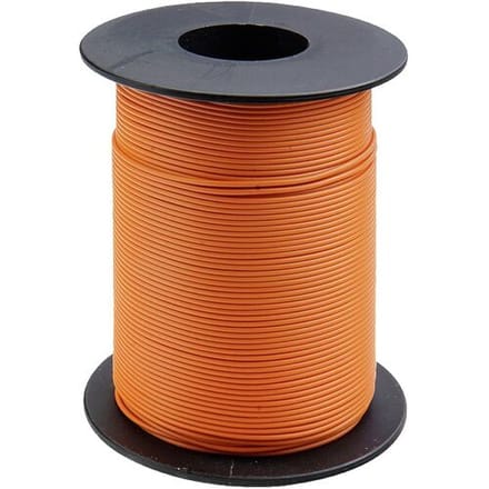 Donau Elektronik 125-S25-7 Draad 1 x 0.25 mm² Oranje 25 m
