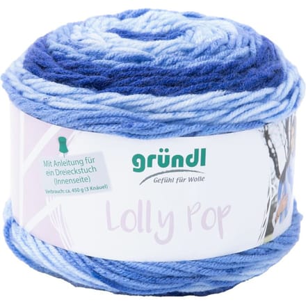 Gründl wol "Lolly Pop" - Blueberry Swirl, Kleur 03