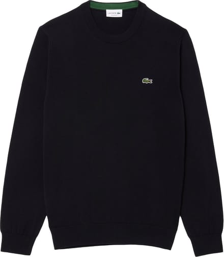 Lacoste herentrui katoen - O-hals - zwart
