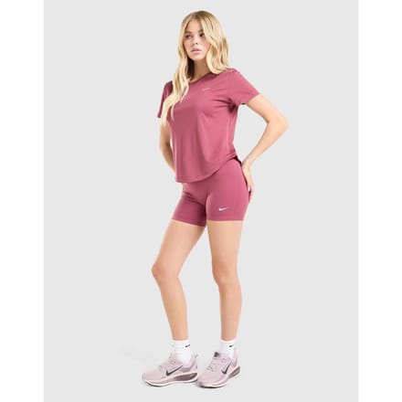 Nike Bikeshorts met hoge taille voor dames (13 cm) One - Roze- Dames, Roze S