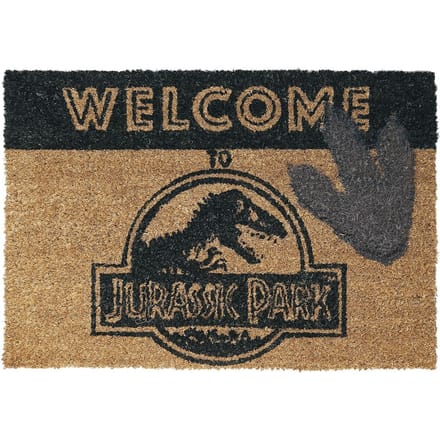 Jurassic Park - "Welcome to Jurassic Park" Deurmat 40x60cm