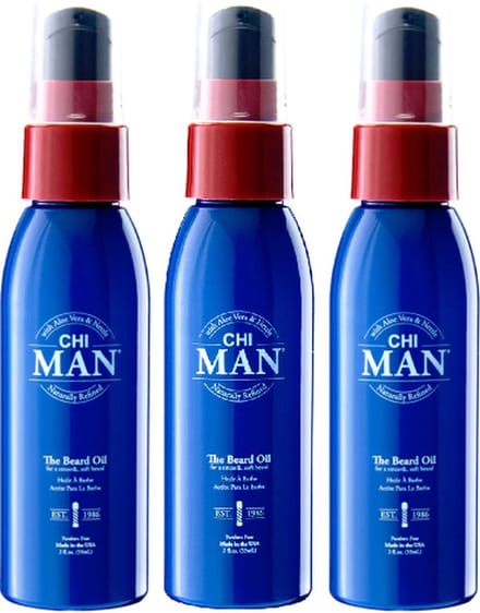CHI MAN - The Beard Oil - Soft Smooth Beard - 3 x 59ml