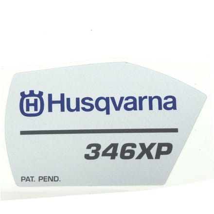 Husqvarna 346xp starterkap sticker