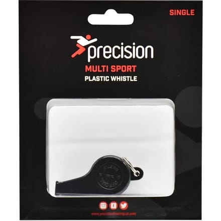 Precision Scheidsrechtersfluitje - zwart