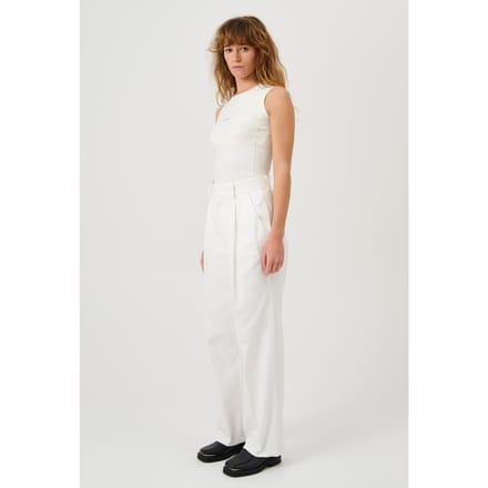 Soulland Ula Pants White Größe: M/L | Stoffhosen Outlet | Unisex | Weiß