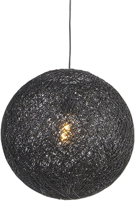 Hanglamp Corda 45 zwart
