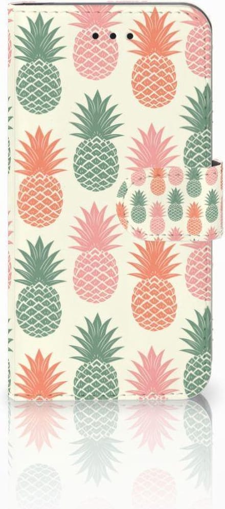 Apple iPhone X | Xs Book Cover Ananas