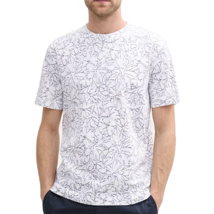 Tom Tailor - T-shirt - Heren - XL - Wit - Katoen - 1045713