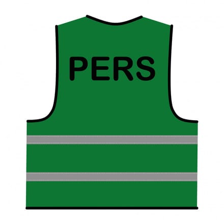 Pers hesje groen