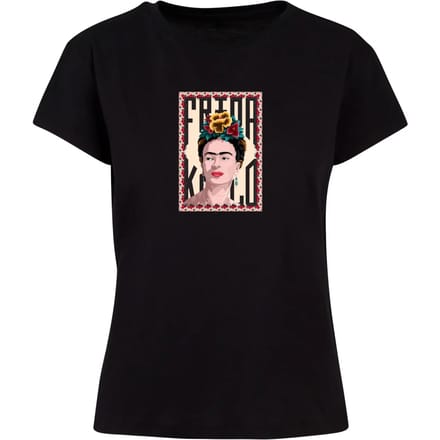 T-shirt dames Merchcode Frida Kahlo - Frame One Box