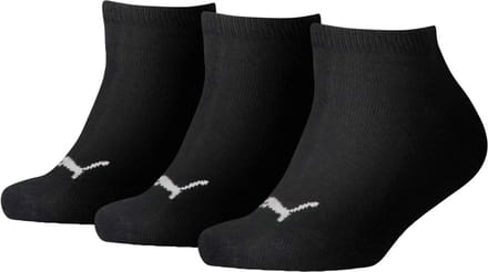 Puma - Kids Invisible 3P - Zwarte Sokken Kids-27 - 30