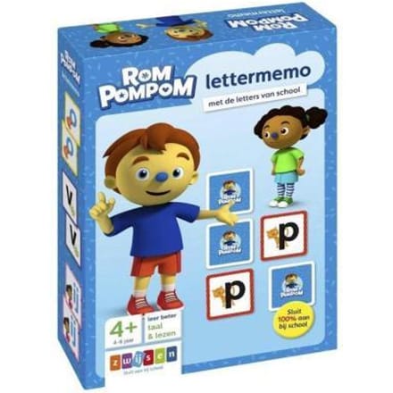 Rompompom lettermemo Bordspellen