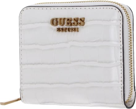 GUESS Portemonnee Laurel SLG Small Zip Around Wallet Stone Crème
