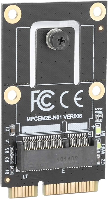 Netwerk Adapter - M.2 NGFF omzetter - Laptop Uitbreiding - IPEX 4 antenne - Zwart