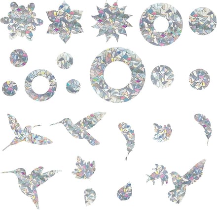 Dailygoods- Raamstickers Vogelbescherming - Statische Venster Stickers