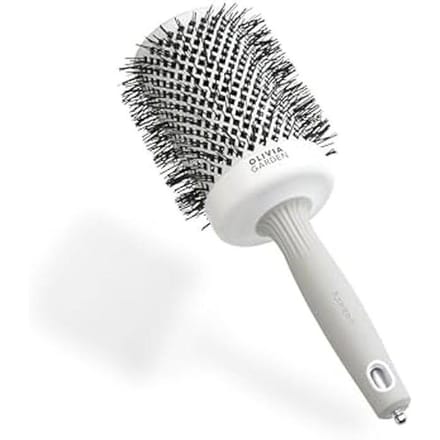 Olivia Garden Expert Blowout Shine Föhnborstel Wit-Grijs