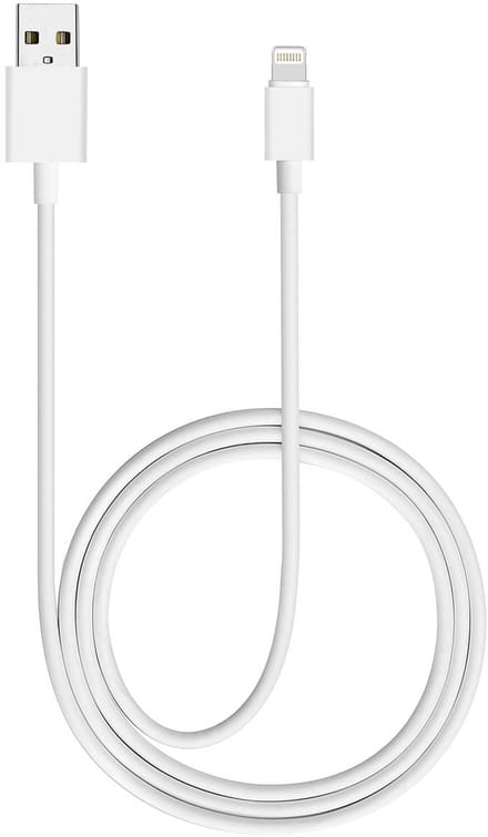 Musthavz - USB-A naar Lightning Kabel – 1 Meter – Wit – Oplaad- en Synchronisatiekabel voor iPhone & iPad