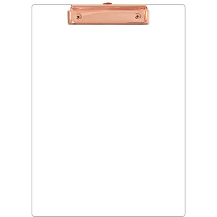 Porte-bloc multifonction A4 pour documents de bureau, pour femmes et hommes rose or