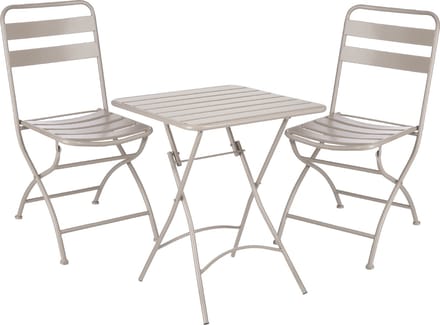 Mica Decorations Evita Bistroset - Set van 3 - Metaal - Bruin