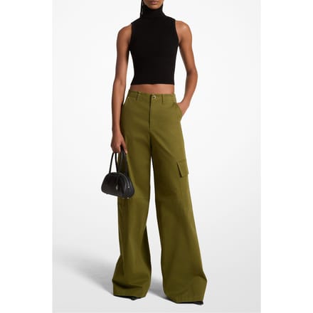 Michael Kors Slouch Cargo Pants Evergreen Taglia: 10 | Pantaloni da completo Outlet | Donna | Verde