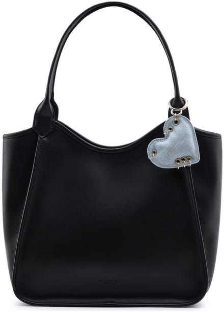 SEIDENFELT MANUFAKTUR shopper Tahmela Shopper Black zwart