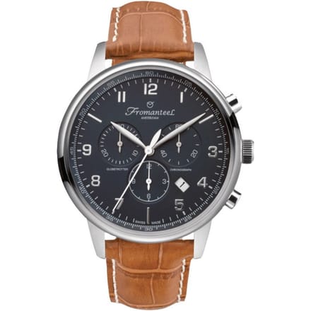 Refurbished Fromanteel Globetrotter Chrono GT-0702-010 Heren Horloge 42mm
