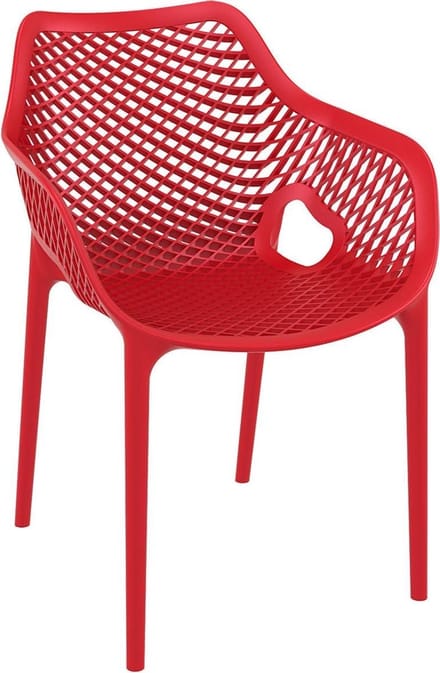CLP Air XL Stapelstoel - Kunststof rood