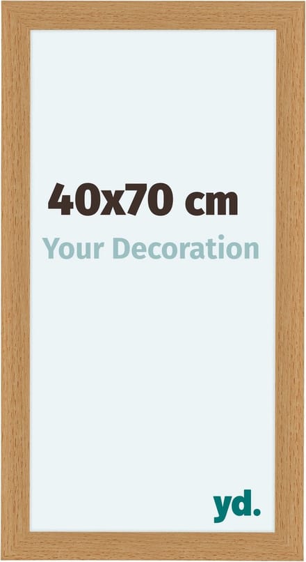 Your Decoration - Fotolijst 40x70 cm - MDF - Beuken - Como