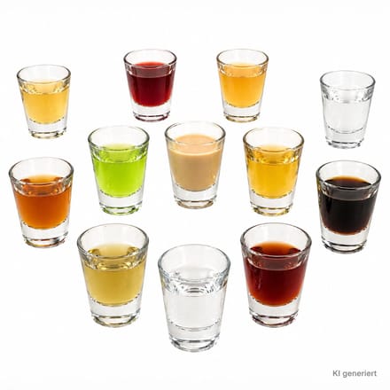 12-delig set Weense likeurglazen 2 cl van glas - 1006084