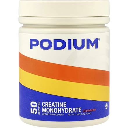 Podium Nutrition, Creatinemonohydraat, Aardbei, 360g (12,7 oz)