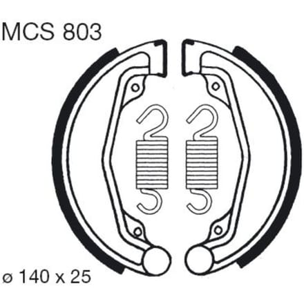 Remschoenset TRW MCS803