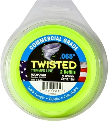 Trimmerfaden 1.6mm - 12 Meter Lengte, Neongelb - Co-Polymer